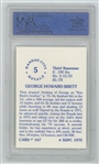 1975 SSPC George Brett Rookie #167 PSA 9